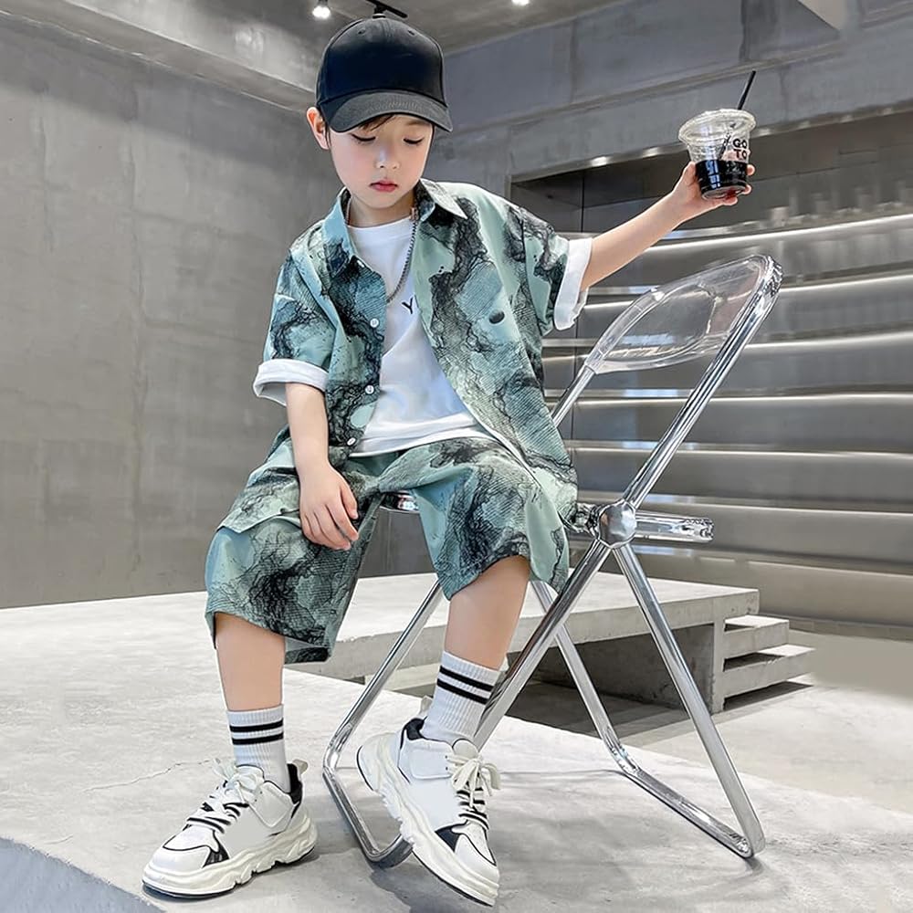 Amazon | [BREAORTION] アロハシャツ キッズ 子供服